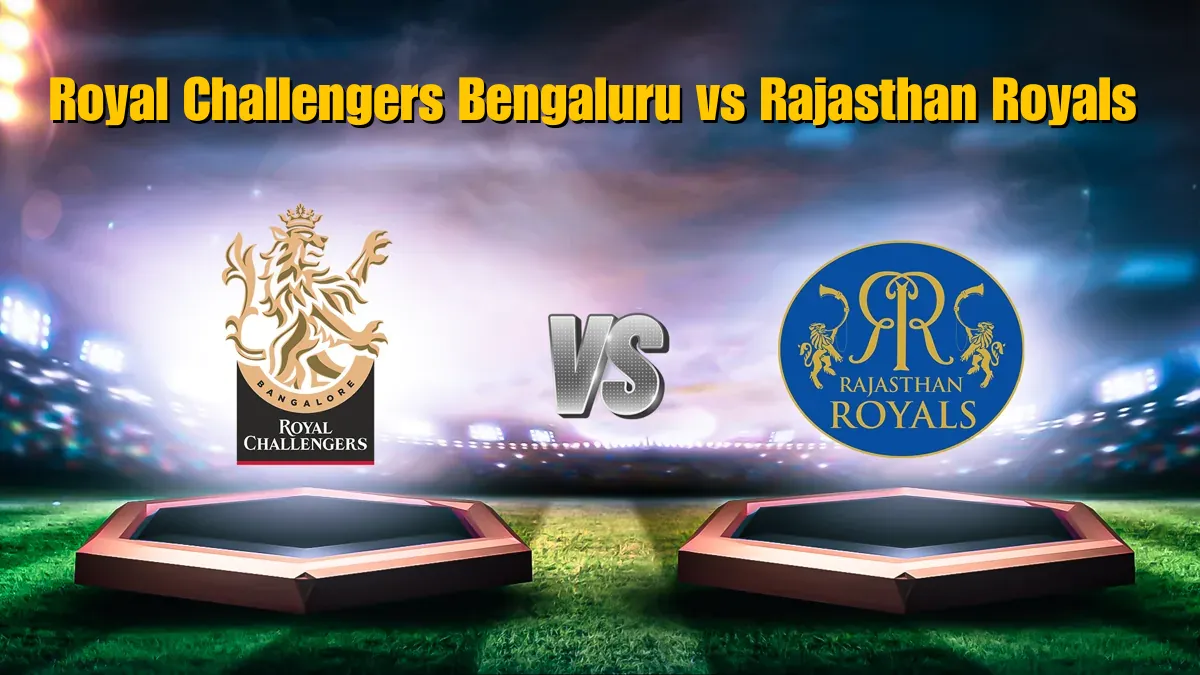 Royal Challengers Bengaluru vs Rajasthan Royals Standings