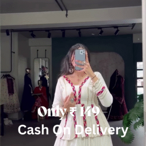 Designer Lehenga Choli Set – Sequins & Mirror Work