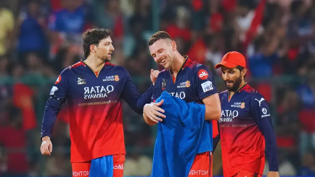 royal challengers bengaluru vs rajasthan royals standings 2025