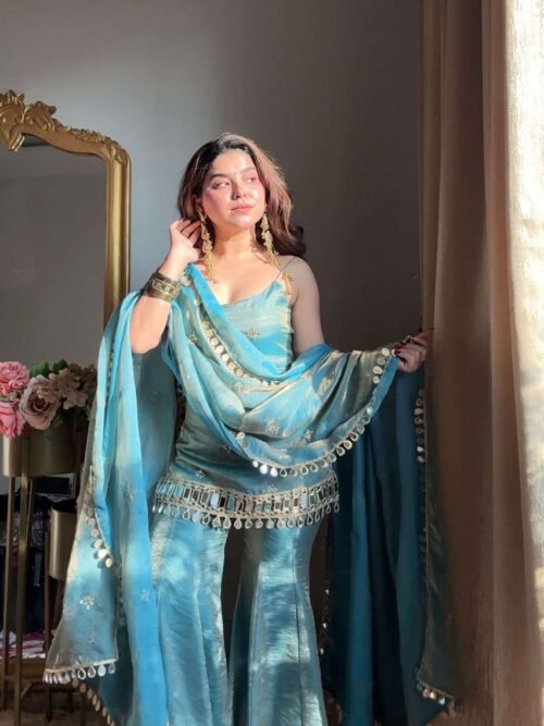 2-9.jpg Aaina Fendy Silk Sharara Set